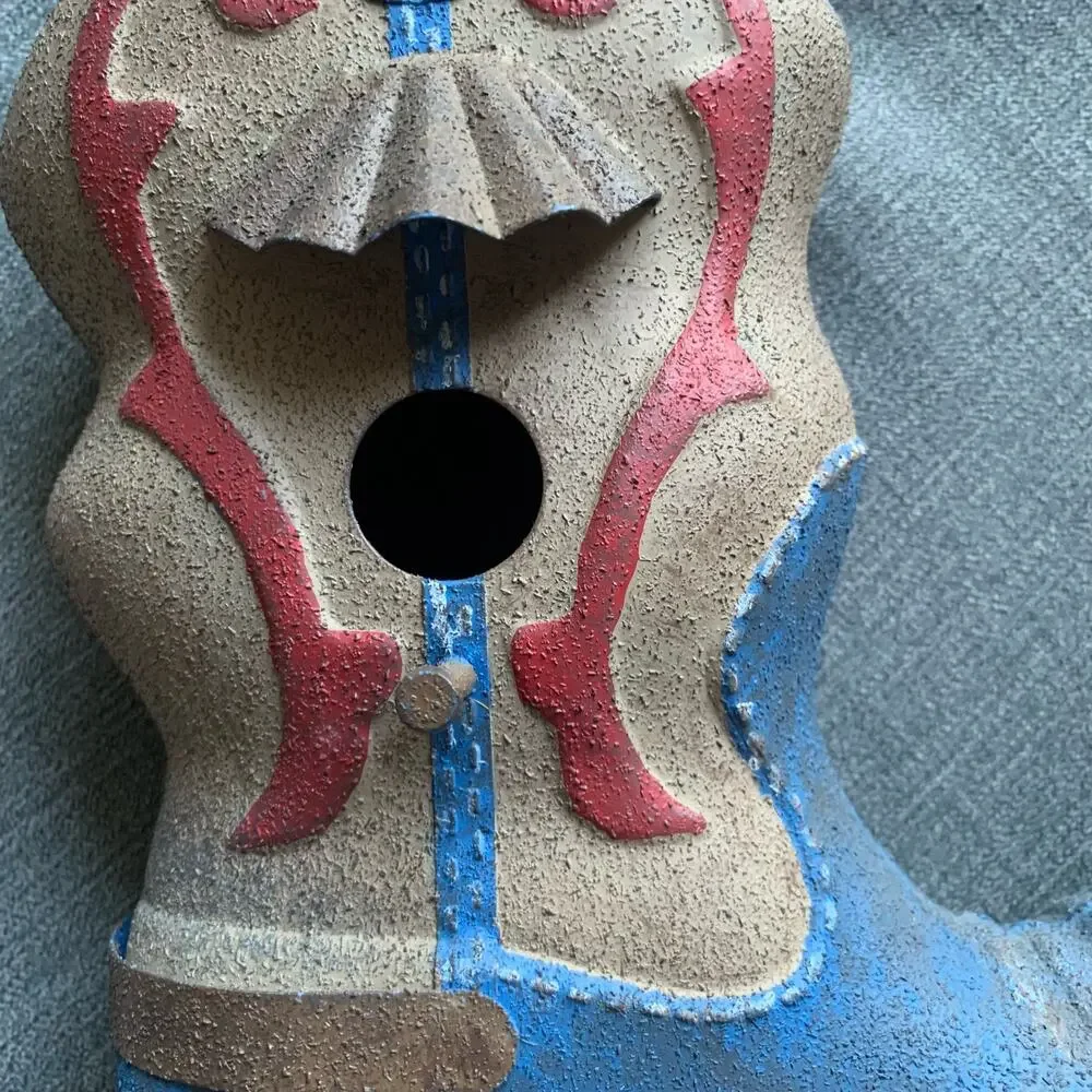 Western Metal Cowboy Boot Bird House